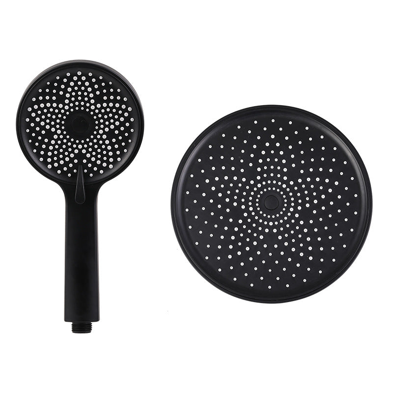 Broadwell — Rainfall Shower Head with Massage, Matte Black