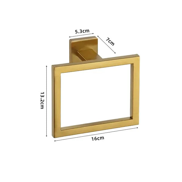 Bramwell — Wall-Mounted Bathroom Hardware Set, 304 Stainless