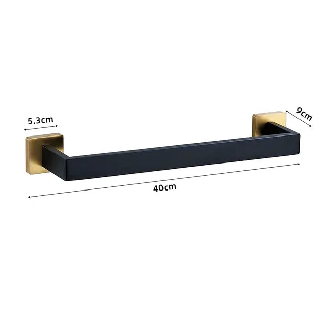 Bramwell — Wall-Mounted Bathroom Hardware Set, 304 Stainless