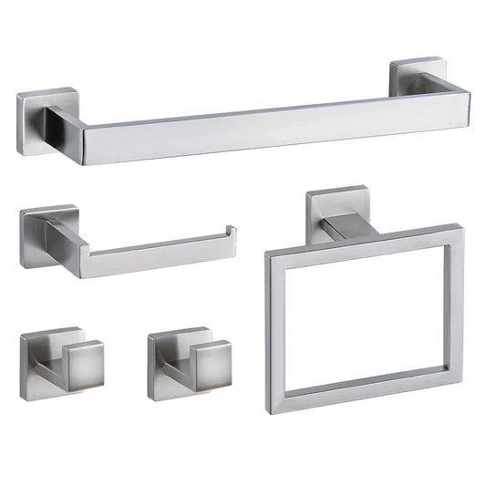 Bramwell — Wall-Mounted Bathroom Hardware Set, 304 Stainless