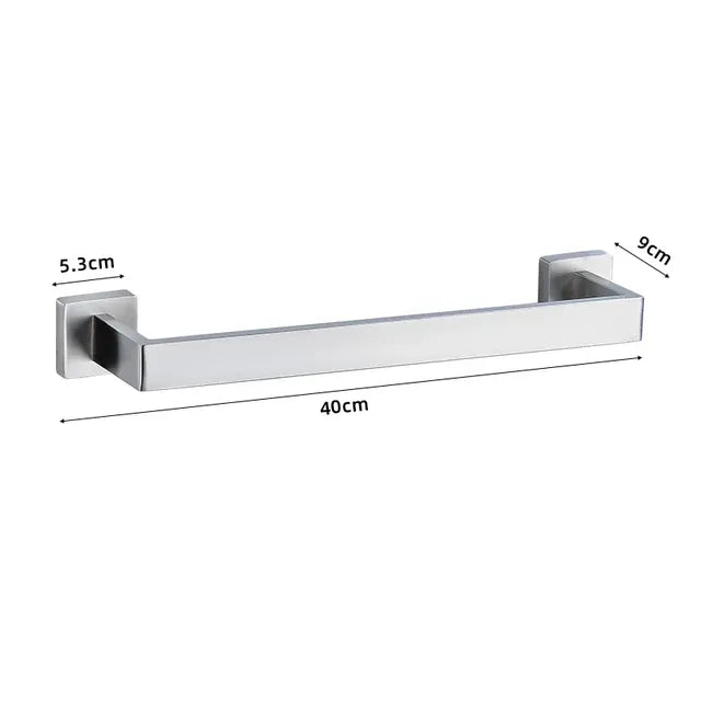 Bramwell — Wall-Mounted Bathroom Hardware Set, 304 Stainless