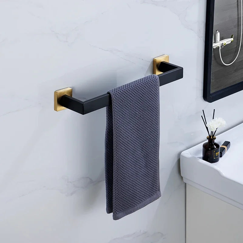 Bramwell — Wall-Mounted Bathroom Hardware Set, 304 Stainless