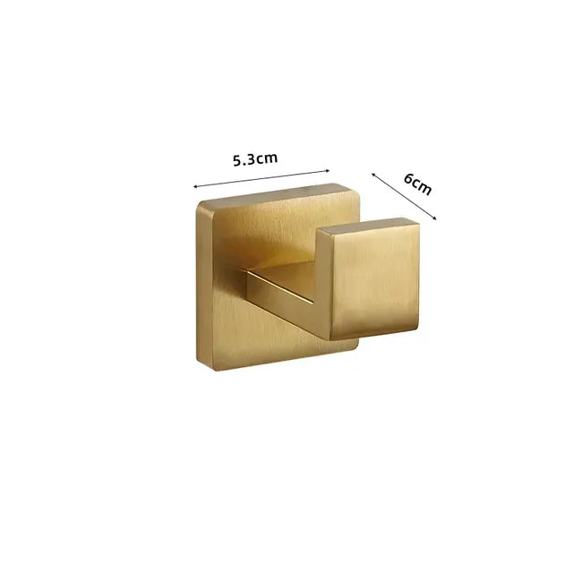 Bramwell — Wall-Mounted Bathroom Hardware Set, 304 Stainless