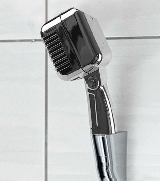 Ashcroft Slim — Handheld Shower Head, Brushed Silver