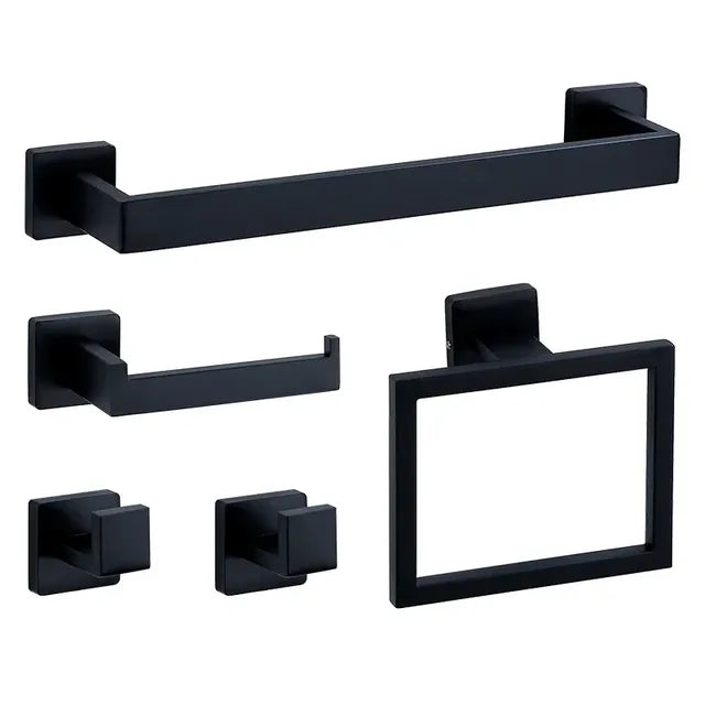 Bramwell — Wall-Mounted Bathroom Hardware Set, 304 Stainless