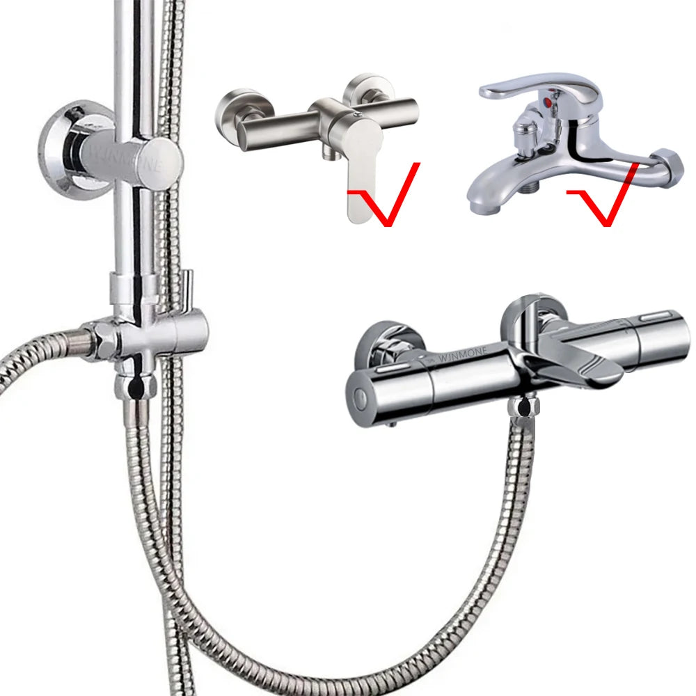 Fenwick shower column set shown in full