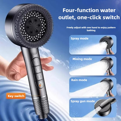 Ellery shower head spray pattern in use