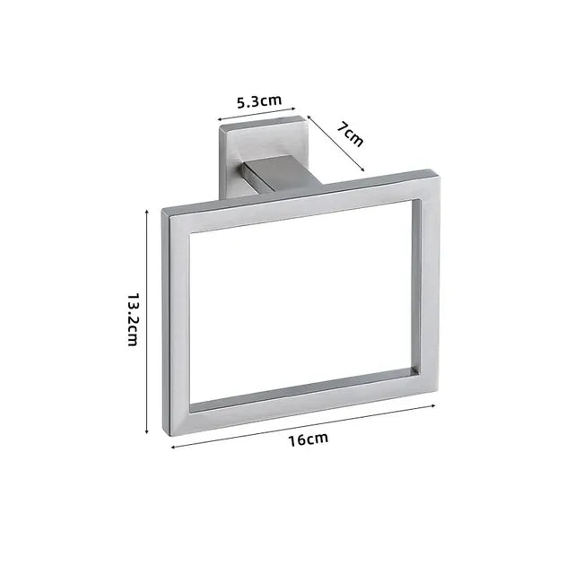 Bramwell — Wall-Mounted Bathroom Hardware Set, 304 Stainless