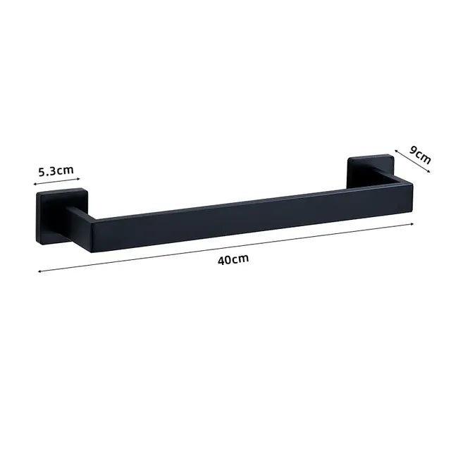 Bramwell — Wall-Mounted Bathroom Hardware Set, 304 Stainless